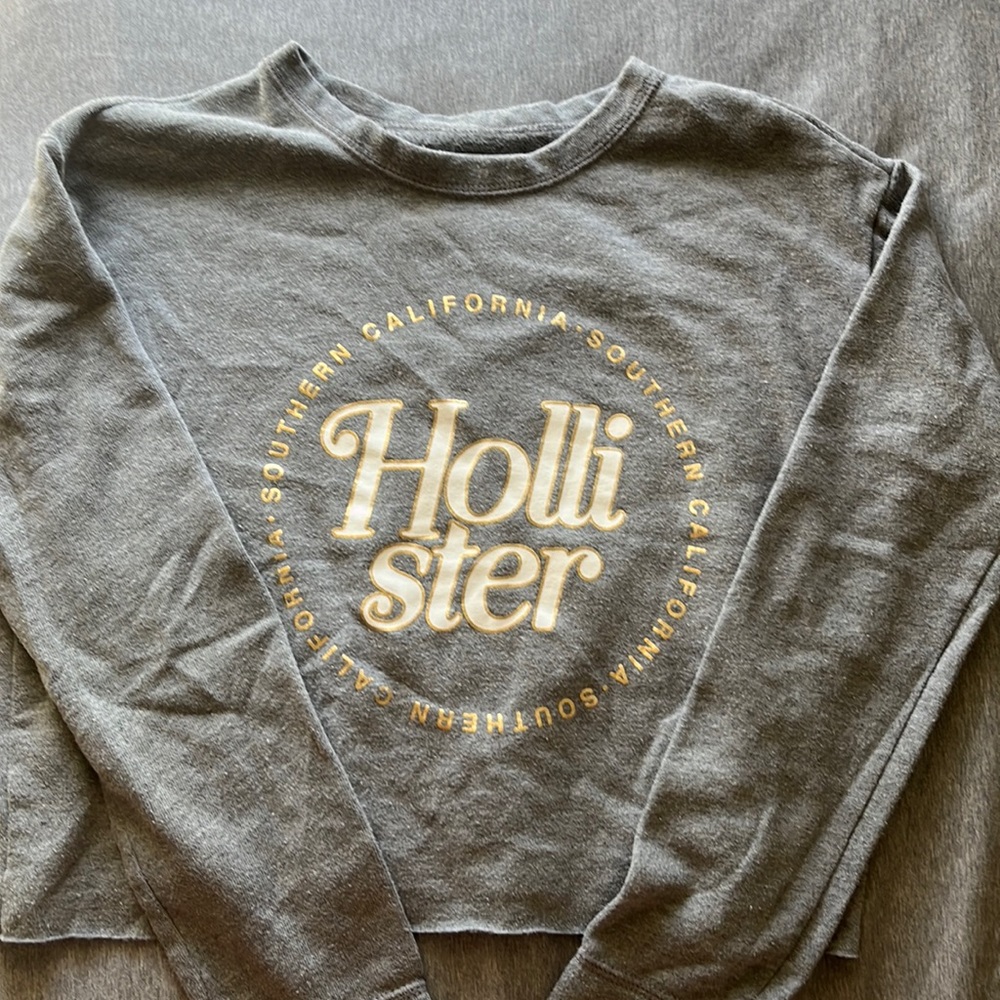 Cropped Hollister Crewneck